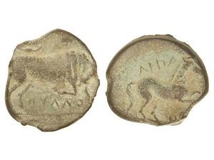 GREEK COINS - AE 18. 275-250 a.C. APULIA. ... 