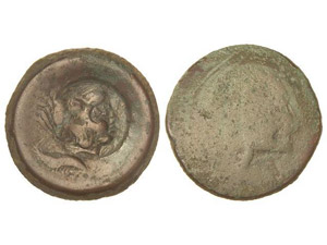 GREEK COINS - Hemilitrón. 425-406 a.C. ... 