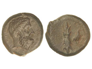 GREEK COINS - Hemilitron. 332-317 a.C. ... 