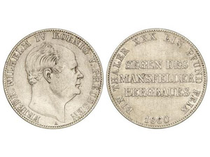 WORLD COINS: GERMAN STATES - Thaler. 1860-A. ... 