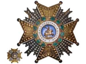 Placa e Insignea Real y Militar Orden de San ... 