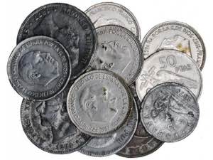 Lote 19 monedas diversos valores. ISABEL II ... 