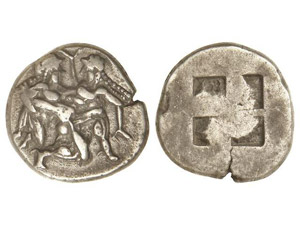 GREEK COINS Estátera. 500-460 a.C. THASOS. ... 