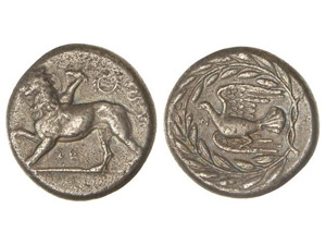 GREEK COINS Estátera. 400-360 a.C. SIKYON. ... 