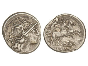 ROMAN COINS: ROMAN REPUBLIC Denario. 150 ... 