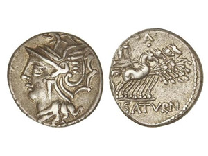 ROMAN COINS: ROMAN REPUBLIC Denario. 104 ... 