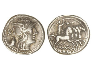 ROMAN COINS: ROMAN REPUBLIC Denario. 126 ... 