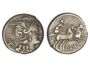 ROMAN COINS: ROMAN REPUBLIC Denario. 150 ... 