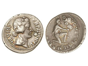 ROMAN COINS: ROMAN EMPIRE Denario. Acuñada ... 