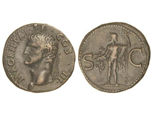 ROMAN COINS: ROMAN EMPIRE Dupondio. Acuñada ... 
