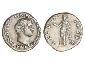 ROMAN COINS: ROMAN EMPIRE Denario. 69 d.C. ... 