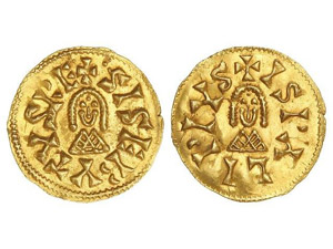 VISIGOTHIC COINS Triente. SISEBUTO (612-621 ... 