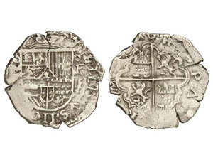 SPANISH MONARCHY: PHILIP II 1 Real. 1592. ... 