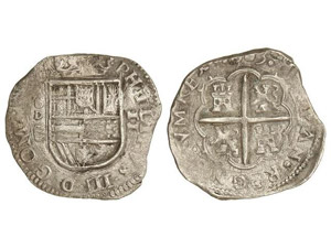 SPANISH MONARCHY: PHILIP III 2 Reales. 1605. ... 