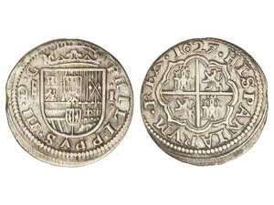 SPANISH MONARCHY: PHILIP IV 1 Real. 1627. ... 