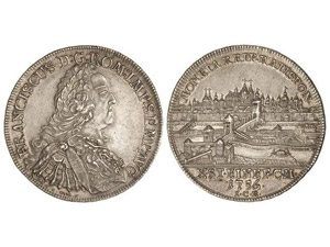 WORLD COINS: GERMAN STATES Thaler. 1756-ICB. ... 