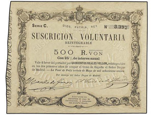 SPANISH BANK NOTES: ANCIENT Suscrición ... 