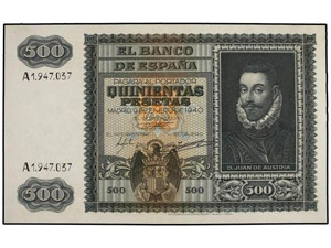 SPANISH BANK NOTES: ESTADO ESPAÑOL 500 ... 