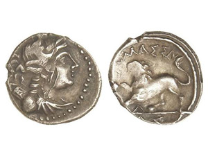 GREEK COINS Dracma. 200 a.C. MASSALIA. Anv.: ... 