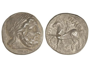 GREEK COINS Tetradracma. Siglo II a.C. ... 