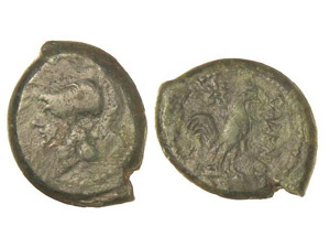 GREEK COINS AE 21. 265-240 a.C. CAMPANIA. ... 