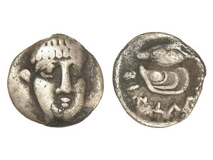 GREEK COINS Óbolo. 380-350 a.C. CAMPANIA. ... 
