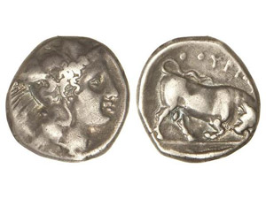 GREEK COINS Estátera. 400-350 a.C. ... 