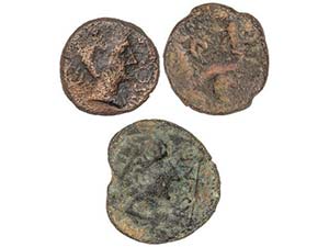 Lote 3 monedas As. URSONE. A EXAMINAR. BC. 