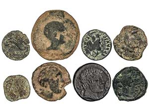 Lote 8 monedas Semis (6) y As. (2). BALSA, ... 