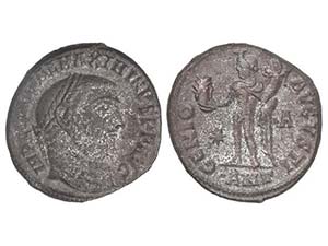 Follis. Acuñada el 312 d.C. MAXIMINO II. ... 