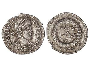 Siliqua. 360-363 d.C. JULIANO II. ARLÉS. ... 
