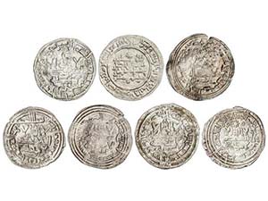 Caliphate - Lote 7 monedas Dirham. AR. ... 