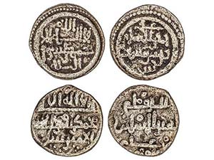 The Almoravids - Lote 2 monedas Quirate. ... 