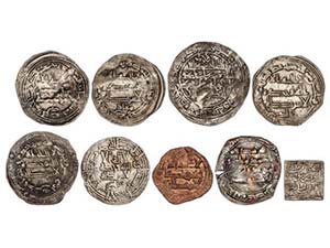 The Almohads - Lote 9 monedas Felús y ... 