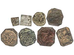 The Nasrids of Granada - Lot 9 monedas. AR. ... 