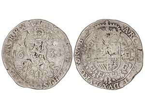 Philip IV - 1/2 Patagón. 1631. AMBERES. ... 