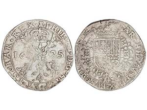 Philip IV - Patagón. 1625. TOURNAI. 27,92 ... 