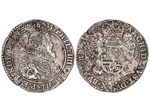 Philip IV - Ducatón. 1635. AMBERES. ... 