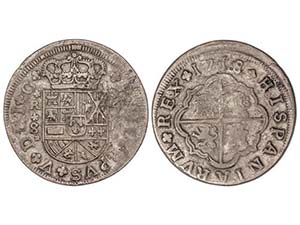 Philip V - 4 Reales. 1718. SEVILLA. M. 11,27 ... 