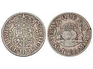 Charles III - 2 Reales. 1766. MÉXICO. M. ... 