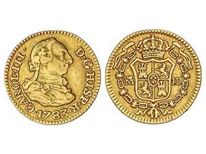 Charles III - 1/2 Escudo. 1783. MADRID. J.D. ... 