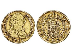 Charles III - 1 Escudo. 1781/0. MADRID. P.J. ... 
