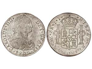 Charles IV - 8 Reales. 1802. LIMA. I.J. ... 