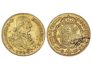 Charles IV - 2 Escudos. 1794. MADRID. M.F. ... 