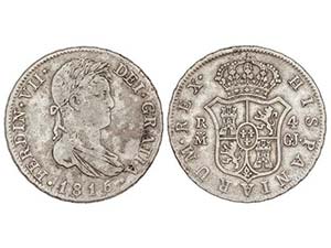 Ferdinand VII - 4 Reales. 1816. MADRID. G.J. ... 