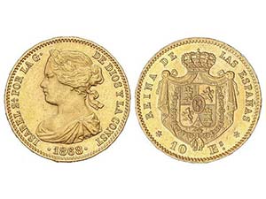 Elisabeth II - 10 Escudos. 1868 (*18-68). ... 