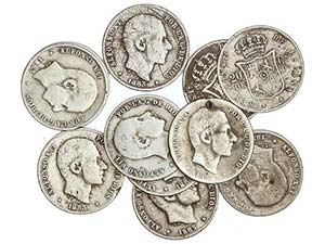 Lote 11 monedas 20 Centavos de Peso. 1883. ... 
