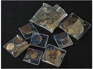 Lote 233 monedas 1 (61), 2 (155), 5 (15) y ... 