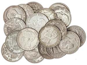 Lote 26 monedas 20 Centavos de Peso (2) y 1 ... 