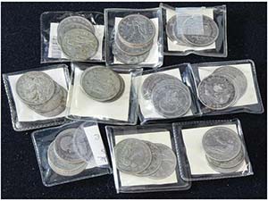 Lote 32 monedas 2 Pesetas. 1870 a 1892. 1870 ... 